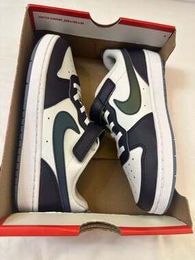 Nike Kids' Court Borough Recraft Low Top Sneaker Little Kid